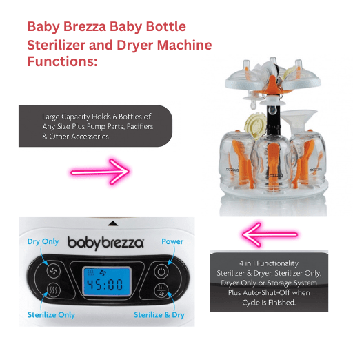 Baby Brezza Baby Bottle Sterilizer & Dryer Machine rental in New Jersey