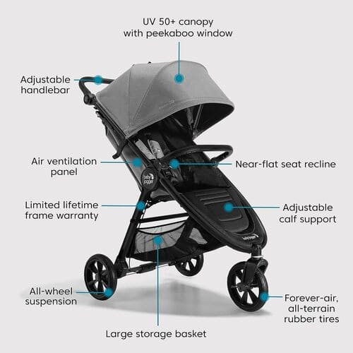 Baby Jogger GT Stroller + Parent Console + Stroller Fan Bundle rental in Connecticut