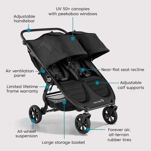 Double Stroller + Parent Console + 2 Stroller Fans Bundle rental in Connecticut