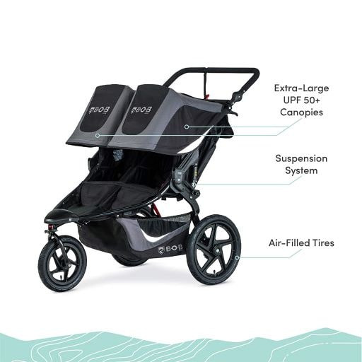 Bob Double Stroller + 2 Convertible Car Seats rental in San Diego, CA 