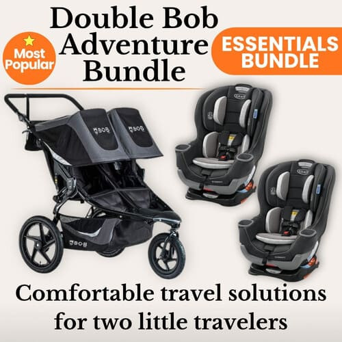 Bob Double Stroller + 2 Convertible Car Seats rental in San Diego, CA 