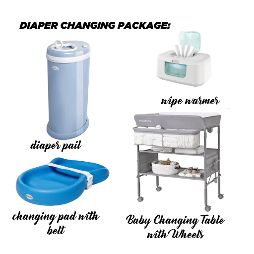 Package: Diaper Changing & Accessories rental in New York