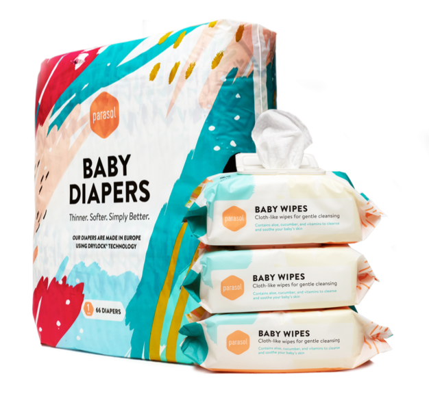baby wipes and diapers
