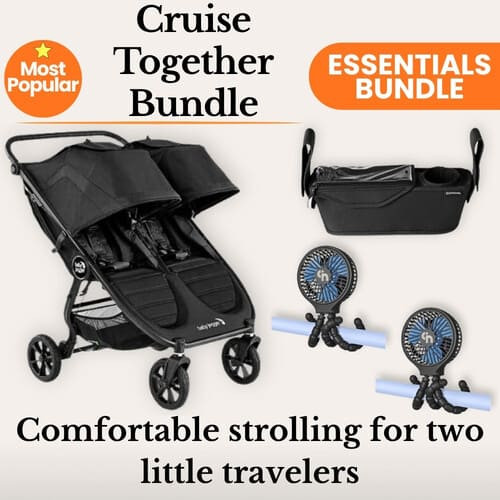 Double Stroller + Parent Console + 2 Stroller Fans Bundle rental in Flagstaff Arizona