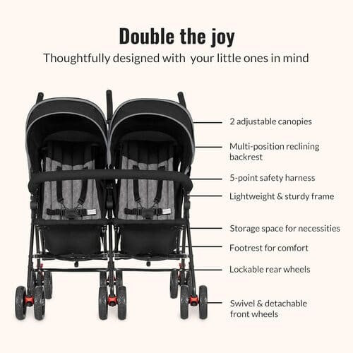 Dream On Me Volgo Twin Umbrella Stroller rental in Delaware