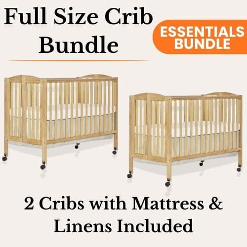 Two Full Size Cribs wi/ Mattresses & Linens rental in Delaware