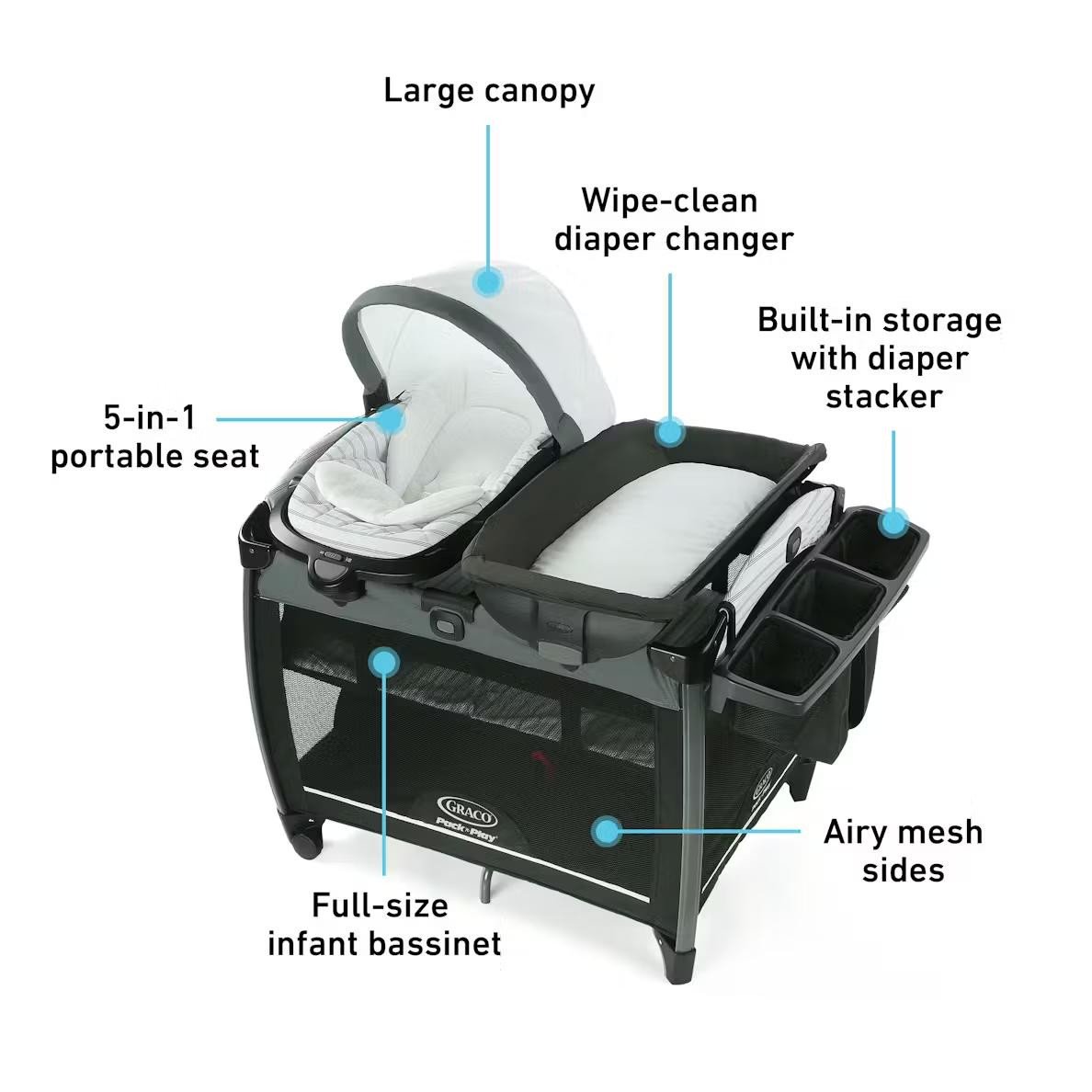 Pack 'N Play Rock 'N Grow Playard rental in Nashville