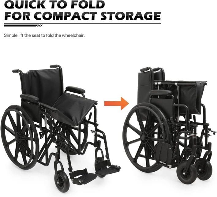 Heavy Duty Foldable Wheelchair rental in St. Thomas - U.S. Virgin Islands