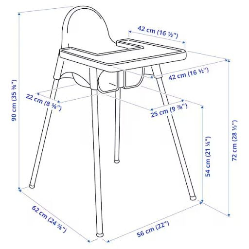 Ikea Antilop High Chair rental in Richmond, VA