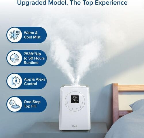 LEVOIT Warm and Cool Mist Humidifier rental in Nashville