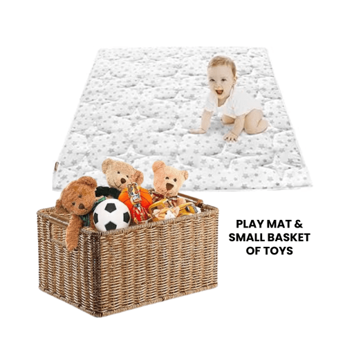 Play Mat and Small Basket of Toys rental in San Antonio