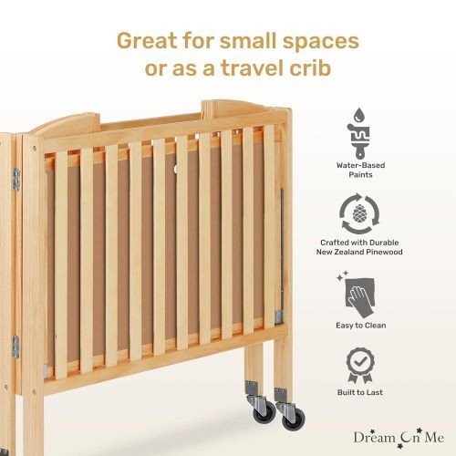 Mini Wooden Crib w/ Mattress & Crib Sheet rental in Delaware