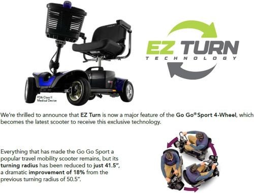Pride GoGo Sport 4-Wheel Mobility Scooter rental in Anaheim - Disneyland