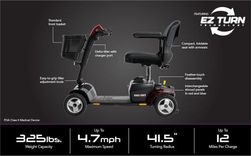 Pride GoGo Sport 4-Wheel Mobility Scooter rental in Anaheim - Disneyland