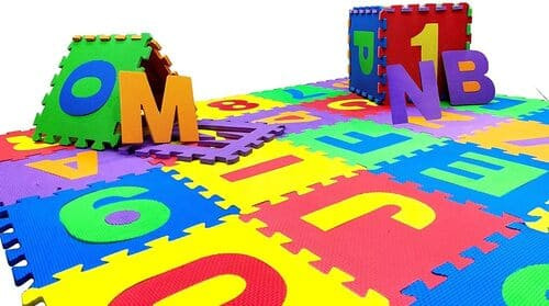 Alphabet Puzzle Floor Mat rental in Delaware