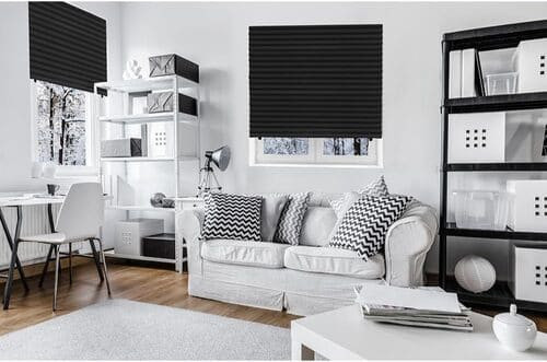 Blackout Pleated Paper Shade rental in Connecticut