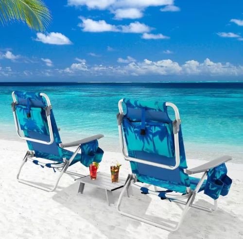 beach chairs set of 2 rental in Hilton Head Island South Carolina