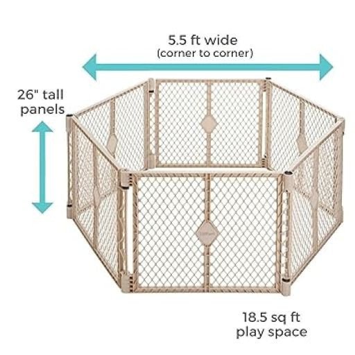 Toddleroo by North States 6-Panel Indoor/Outdoor Play Yard rental in New Jersey