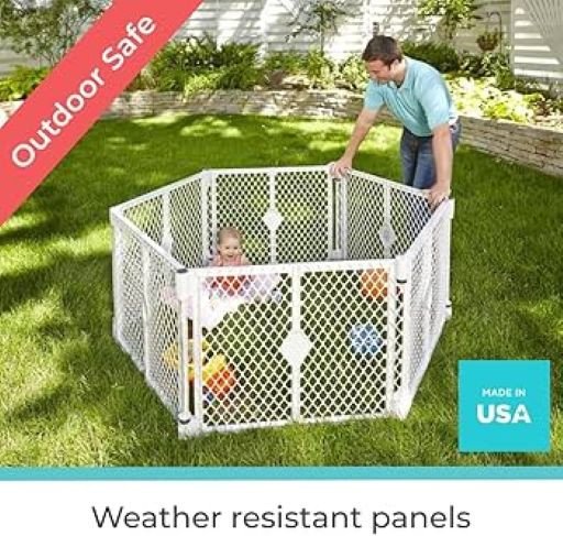 Toddleroo by North States 6-Panel Indoor/Outdoor Play Yard rental in New Jersey