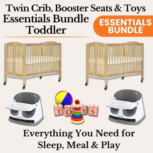 Twin Crib, Booster Seats & Toy Bundle rental in Delaware