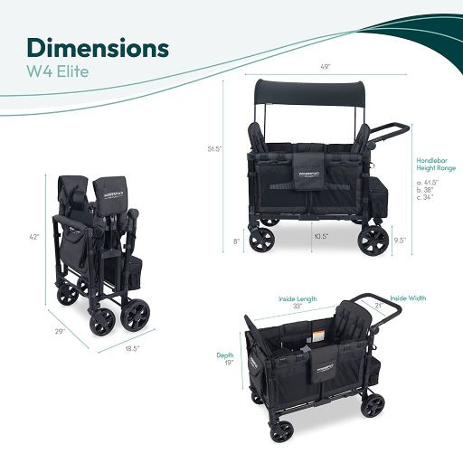 WONDERFOLD W2 Double Stroller Wagon rental in Richmond, VA