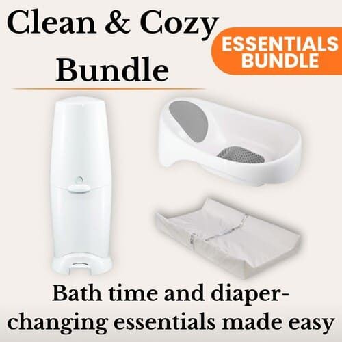 Baby Bathtub + Diaper Pail + Changing Pad Bundle rental in Connecticut