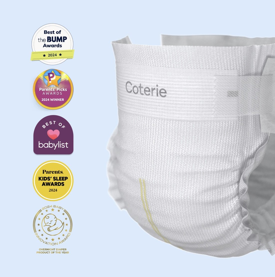 Coterie Diapers & Wipes (Small Pack) rental in New York