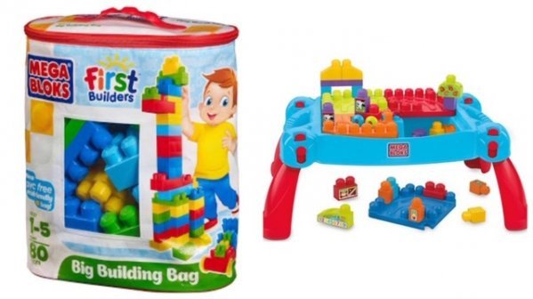 Bag of Mega Bloks and Building Table rental in Naples, Bonita Springs, Marco Island, Ft.Myers, and Ft. Myers Beach