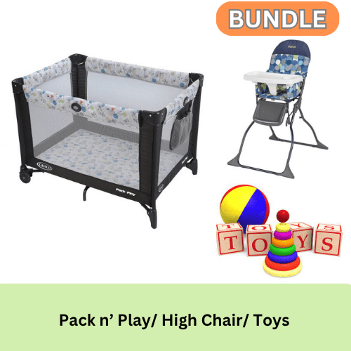 Eat, Sleep, Play, Pack n play Bundle rental in Tacoma, WA
