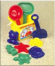 Basket of Beach Toys