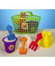 Basket of Beach Toys