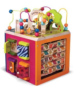 Wooden Activity Cube 