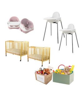 The Willis Tower: Eat, Sleep & Play 2s (Mini Size Crib)