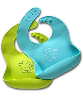Moonkie Silicone Baby Bib Set