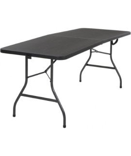 COSCO Deluxe Fold-in-Half Molded Folding Foot Table