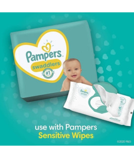 Diapers LARGE pack + 3 packs of wipes