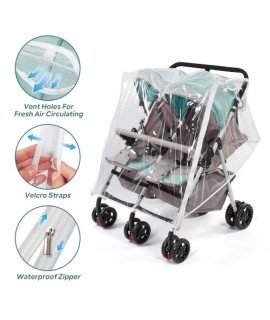Double Stroller Rain Cover