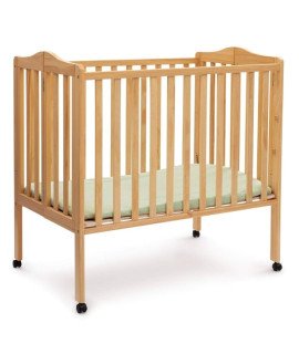 Mini Folding Crib with Mattress