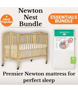 Full-Size Crib + Newton Crib Mattress Bundle