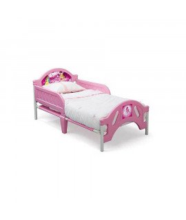Girls Toddler Bed W/ Mattress, Pad, Sheet, and Blanket