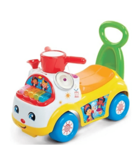 Little People Fisher-Price Music Parade Ride-On, White