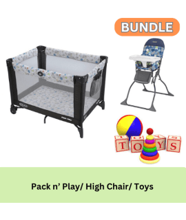 Eat, Sleep, Play, Pack n play Bundle