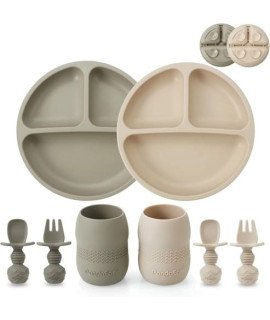 PandaEar Silicone Baby Feeding Set 