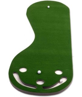 Golf Putting Green with Putter and Ball