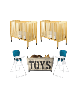 Taste of Chicago: Eat, Sleep and Play 2s (Full Size Crib)
