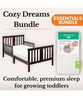 Toddler Bed + Newton Crib Mattress Bundle