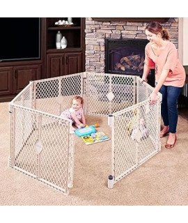 Toddleroo by North States 6-Panel Indoor/Outdoor Play Yard