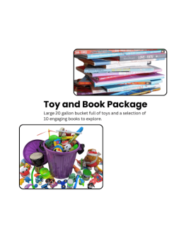 toys and book package