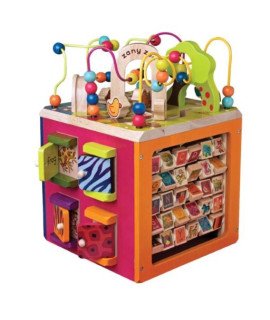 Wooden Activity Cube 
