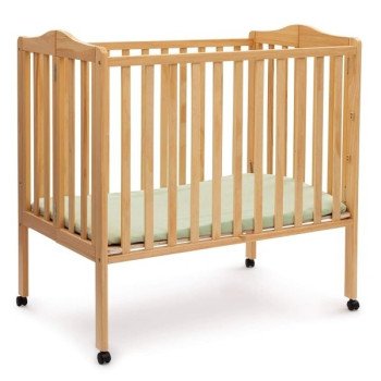 Mini Folding Crib with Mattress